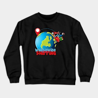 Worldwide Shipping Crewneck Sweatshirt